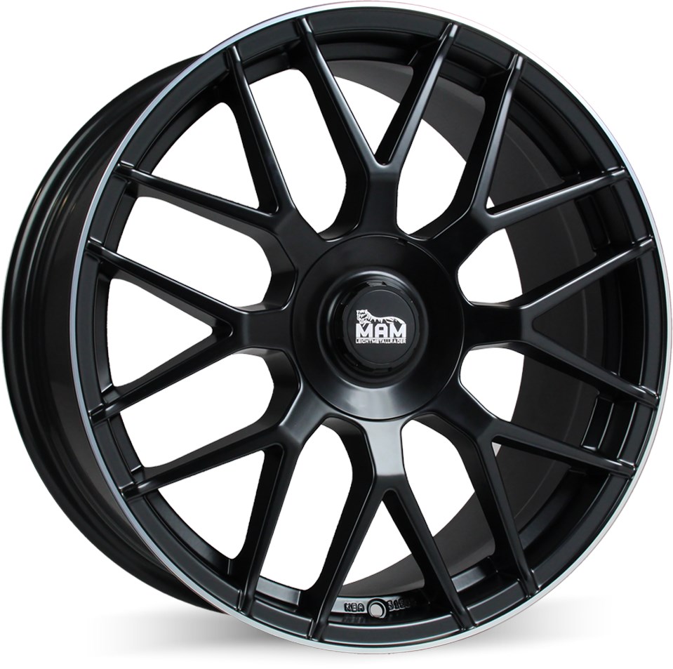 MAM GT1 ZWART RAND GEPOLIJST 4250084656907